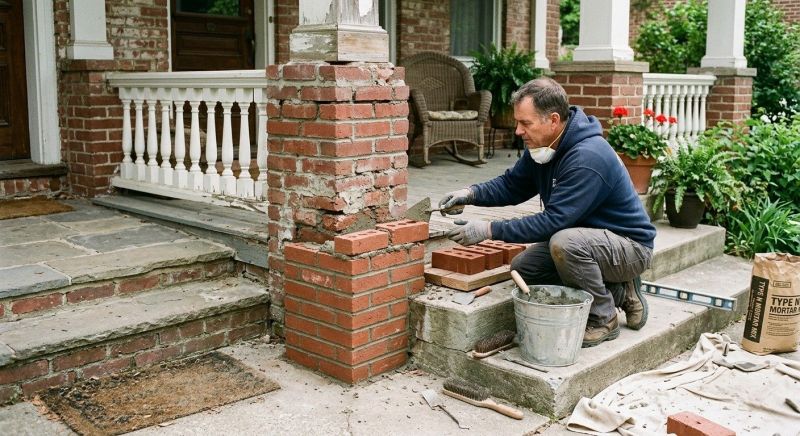 Porch Column Repair Service