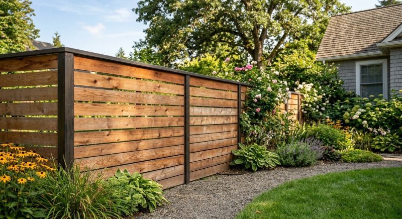 Cedar Fencing Installation in Roseville, CA