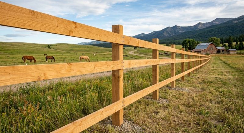 Horse Fence Replacement in Pearland, TX