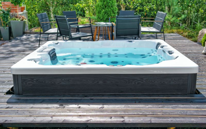 Hot Tub Deck Construction in Boston, MA